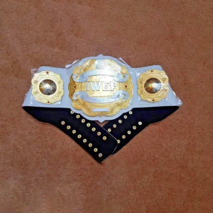 IWGP Intercontinental Brass Championship Belt Replica - White
